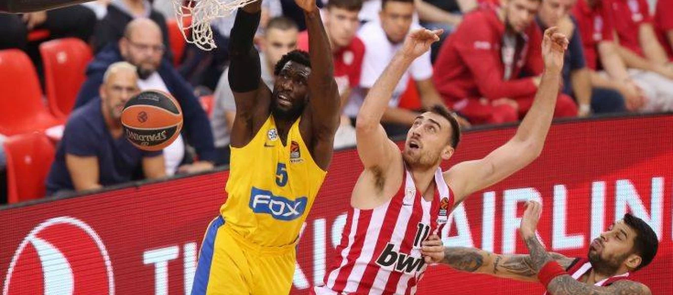 Ολυμπιακός: Απογοητευτικός απέναντι στη Μακάμπι μετά τον θρίαμβο στη Μόσχα